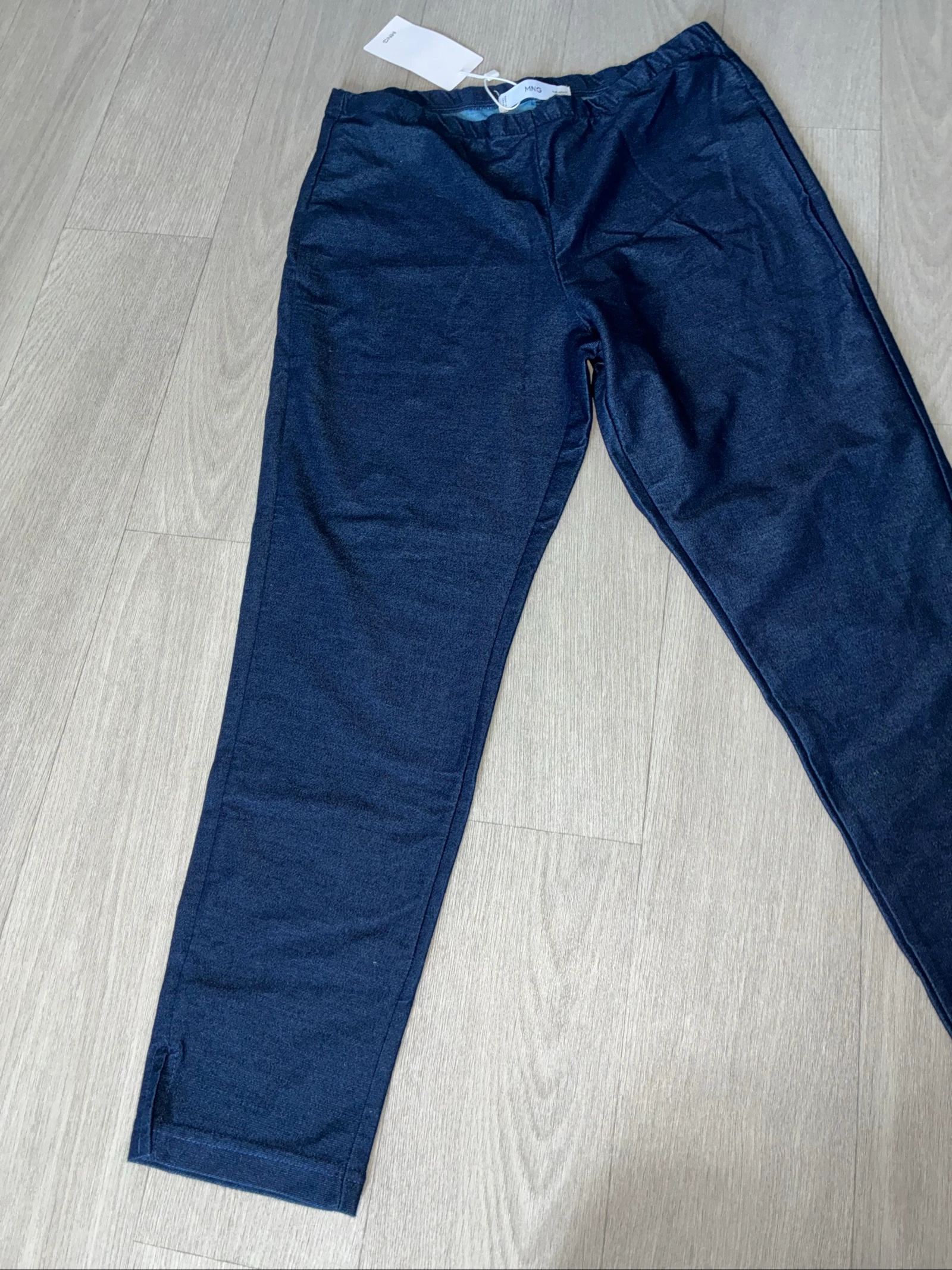 Legging Capri azul-marinha com fenda P – photo 8